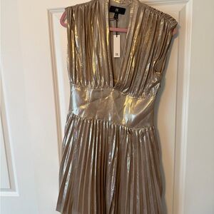Banana Republic Shimmering Gold Dress